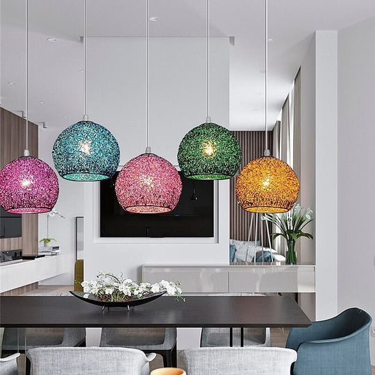 Creatieve Aluminium Hanglamp – Meerdere Kleuren – E26 Fitting