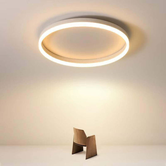 Moderne LED Plafondlamp in Japandi Style