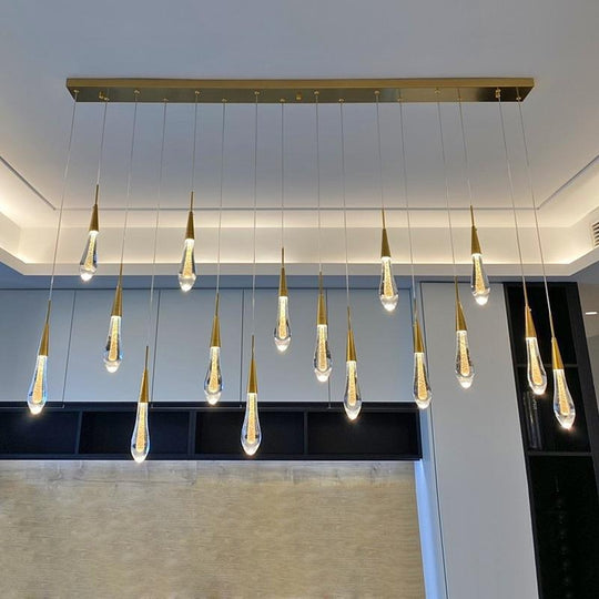Stijlvolle Scandinavische Gouden LED Hanglamp – Kort of Lang Design