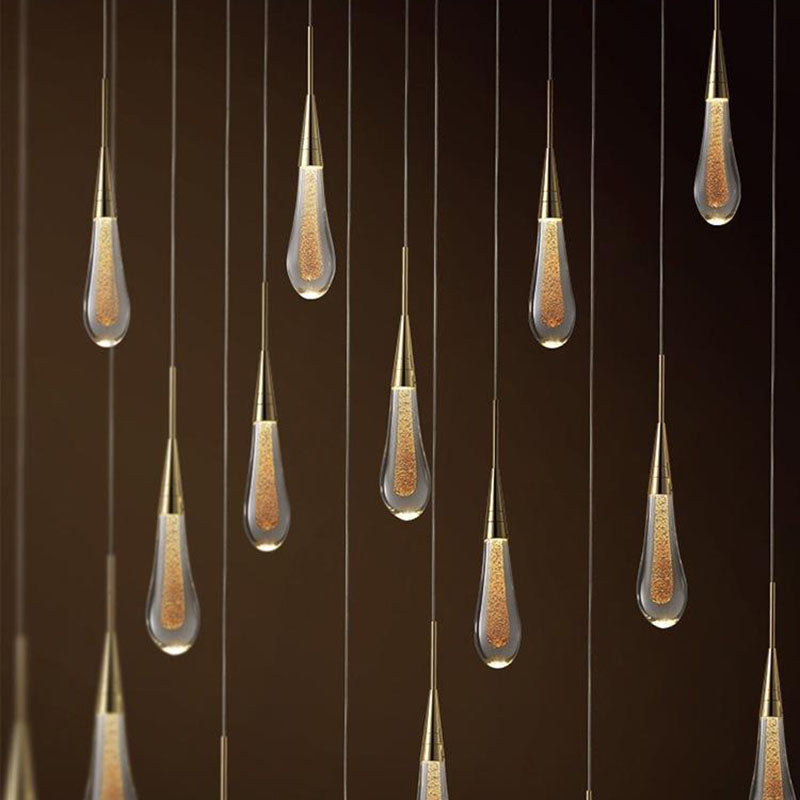 Stijlvolle Scandinavische Gouden LED Hanglamp – Kort of Lang Design