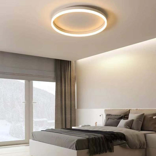 Moderne LED Plafondlamp in Japandi Style