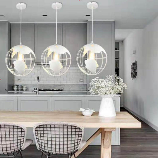 Industriële Wereld Hanglamp – Zwart of Wit – E26 Fitting
