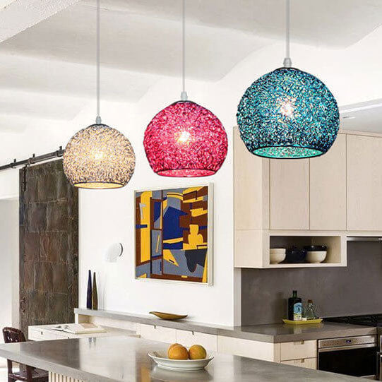 Creatieve Aluminium Hanglamp – Meerdere Kleuren – E26 Fitting