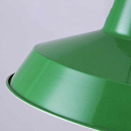 Industriële Elegante Groene Hanglamp in  Meerdere Formaten