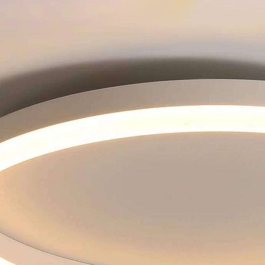 Moderne LED Plafondlamp in Japandi Style