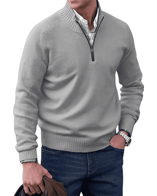 Casual Sweater met Rits