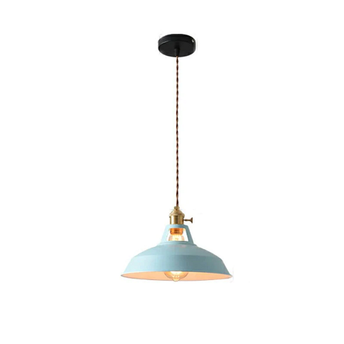 Retro Hanglamp in pastel kleuren voor een Abstract Design