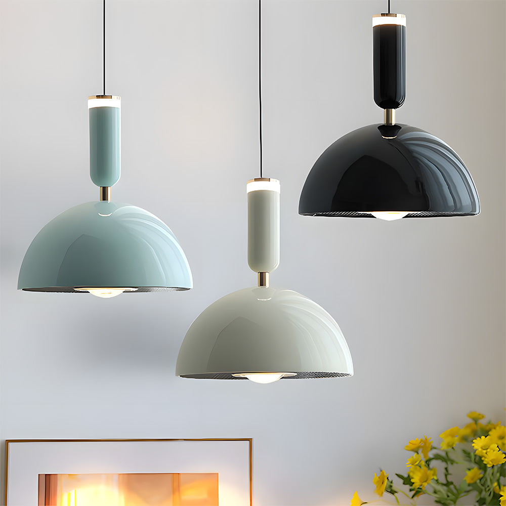 Scandinavische  Moderne LED Hanglamp – Stained Glass Design met Minimalistisch Frame