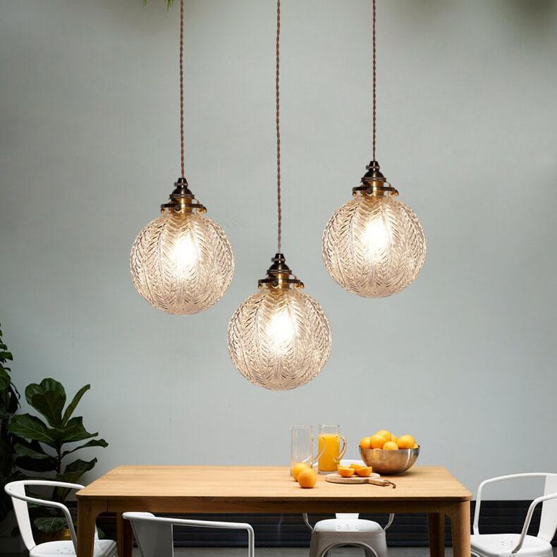 Moderne Glazen Hanglamp met Stijlvolle Details