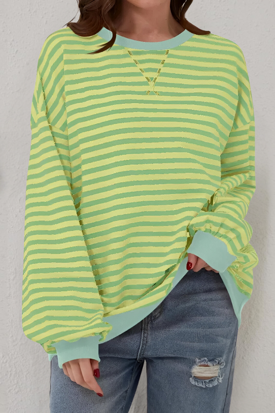 Mae™ | Gestreepte sweatshirt