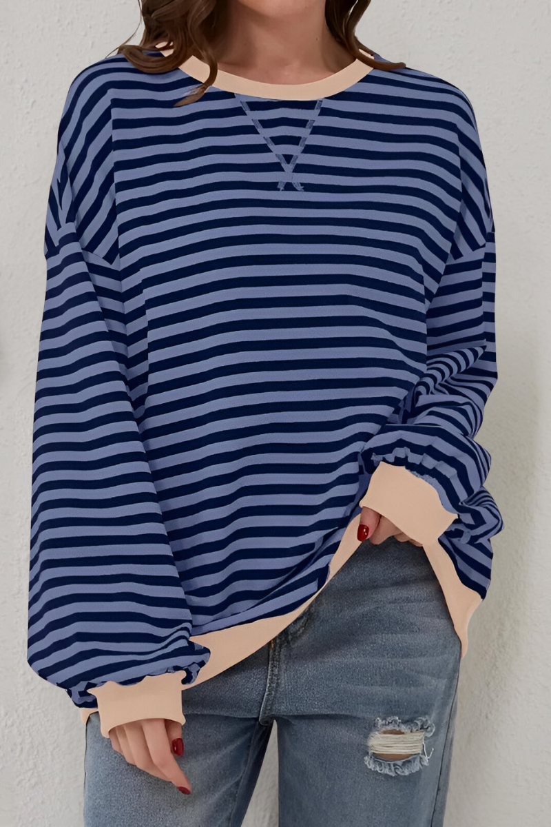 Mae™ | Gestreepte sweatshirt