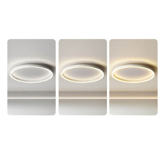 Moderne LED Plafondlamp in Japandi Style