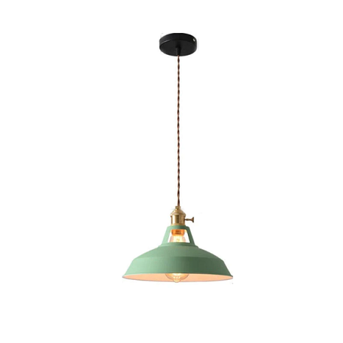 Retro Hanglamp in pastel kleuren voor een Abstract Design