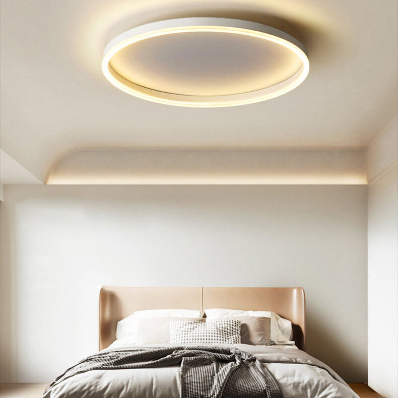 Moderne LED Plafondlamp in Japandi Style
