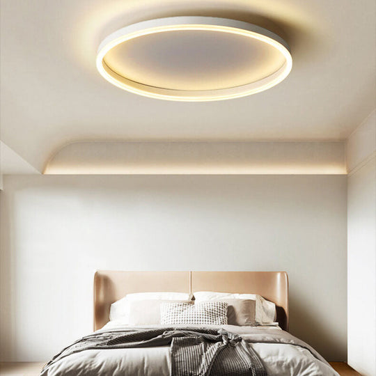 Moderne LED Plafondlamp in Japandi Style