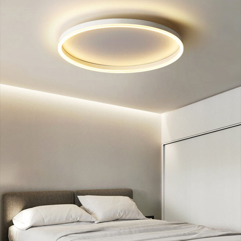 Moderne LED Plafondlamp in Japandi Style