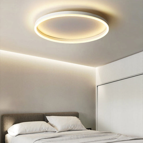 Moderne LED Plafondlamp in Japandi Style