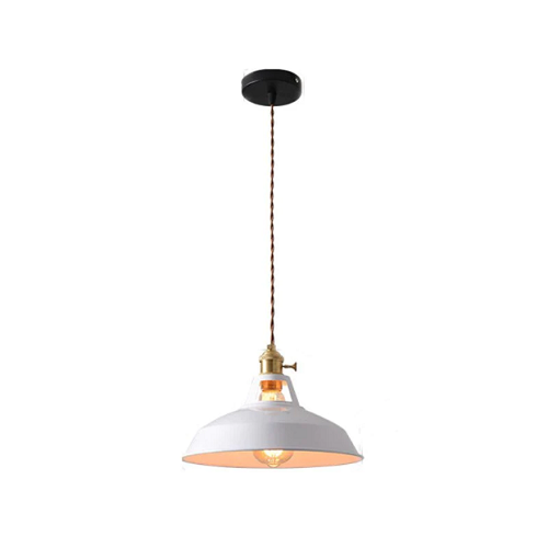 Retro Hanglamp in pastel kleuren voor een Abstract Design