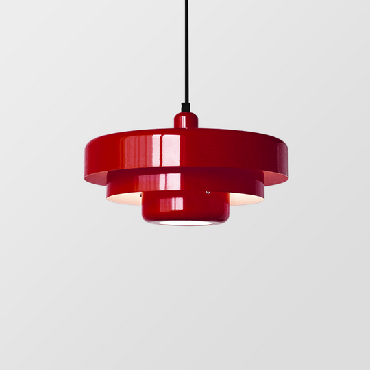 Ronde Stijlvolle IJzeren Hanglamp – Elegant Industrieel Ontwerp voor Huis & Keuken