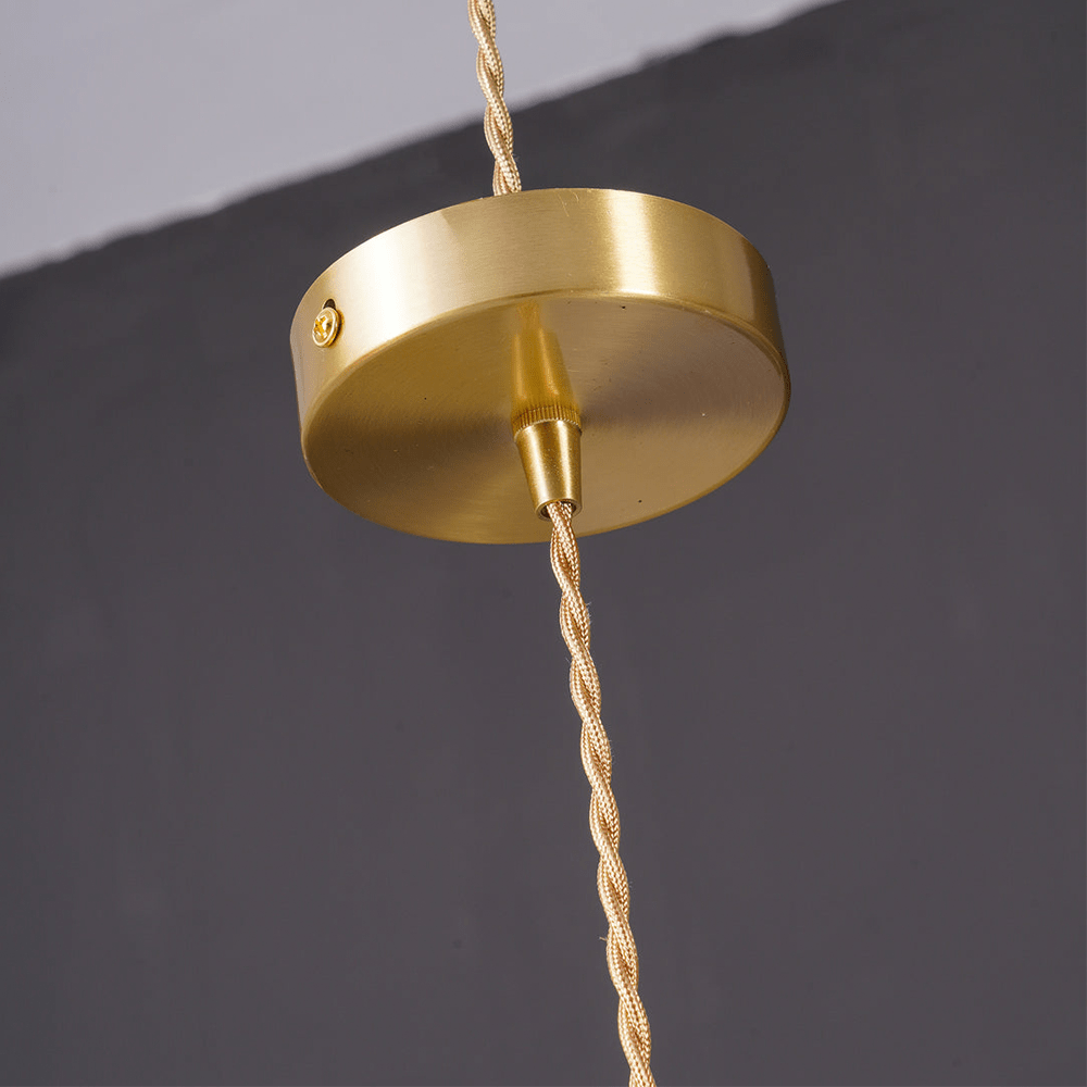Elegante Glazen Hibiscusbloem Hanglamp met Stijlvol Design