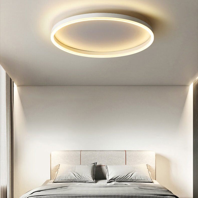 Moderne LED Plafondlamp in Japandi Style