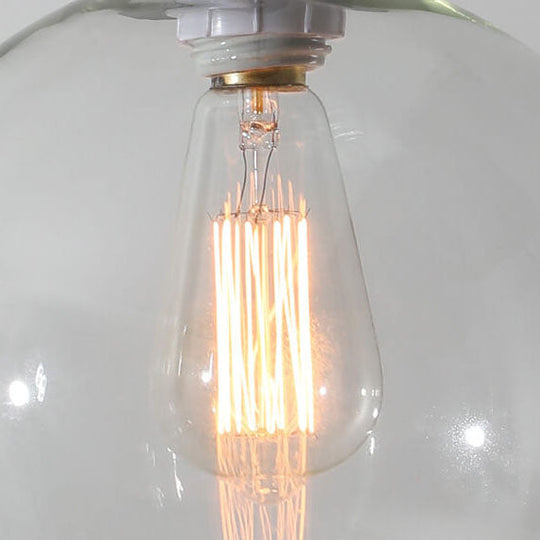 Moderne Glazen Hanglamp in Meerdere Kleuren met Bolvormig Design
