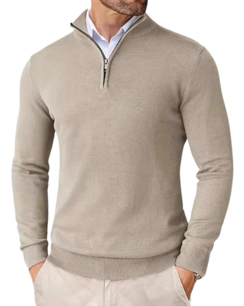 Romeo Sweater met Rits