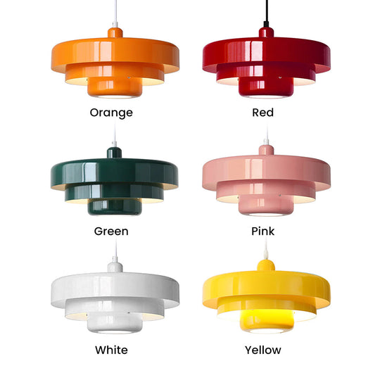 Ronde Stijlvolle IJzeren Hanglamp – Elegant Industrieel Ontwerp voor Huis & Keuken