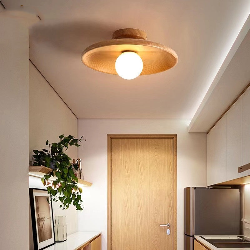 Tiko - Tijdloze Japandi Plafondlamp voor Binnen en Buiten