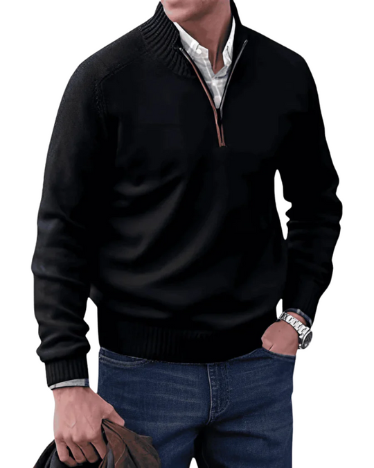 Casual Sweater met Rits