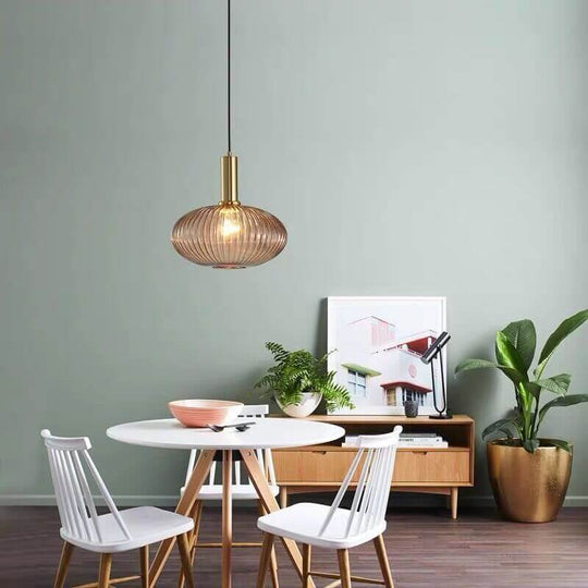 Moderne Glazen Hanglamp met Stijlvol en Elegant Design