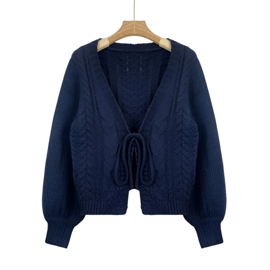Sofia™ | Gebreide Cardigan met Striksluiting