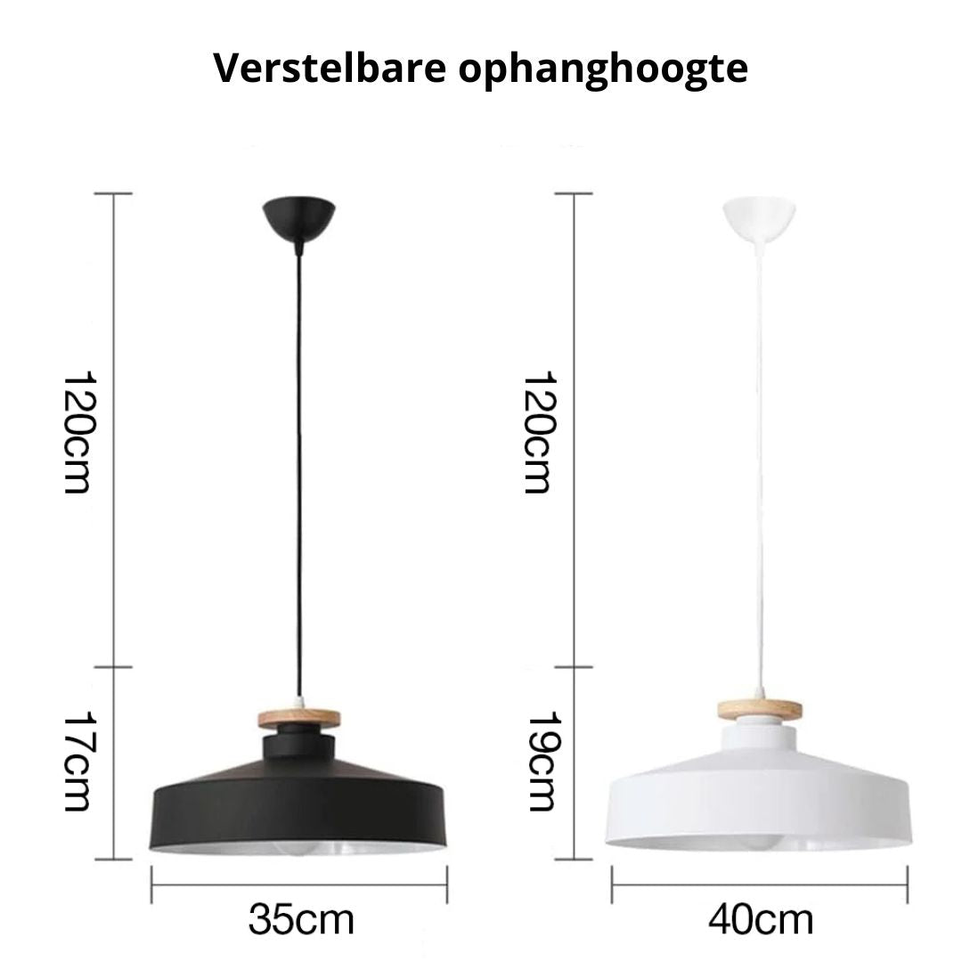 Scandinavische Houten Hanglamp | Moderne Minimalistische Plafondlamp