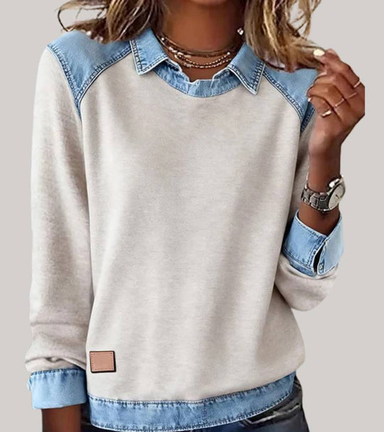 Nomi™ | Comfortabele Denim Trui