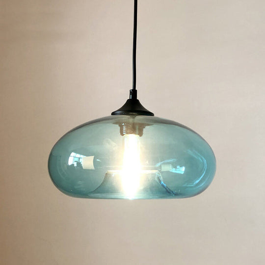 Industriële Glazen Hanglamp – Ø28 cm, Meerdere Kleuren, E26 Fitting