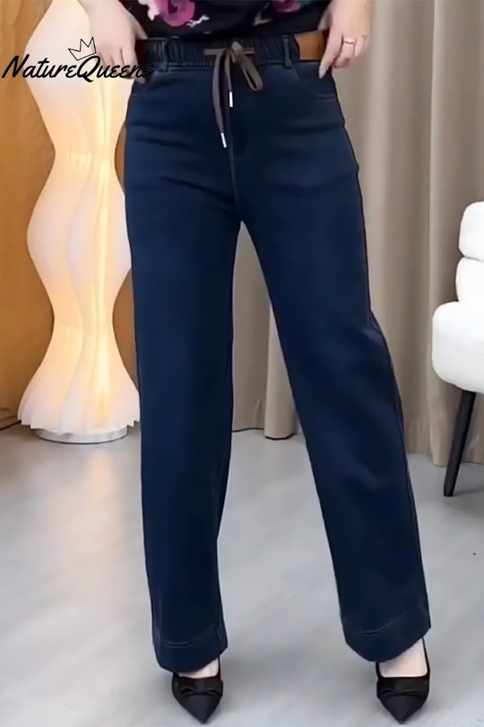 Tyla™ | Casual Katoenen Stretch Broek Met Elastische Tailleband