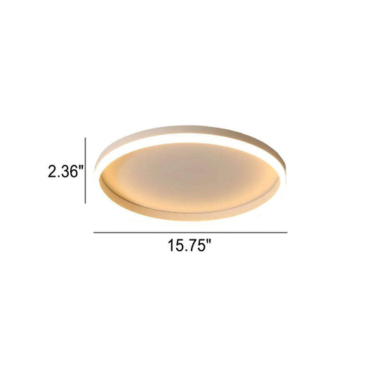 Moderne LED Plafondlamp in Japandi Style