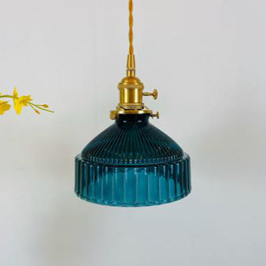 Industriële Hanglamp met Glas & Metaal Design