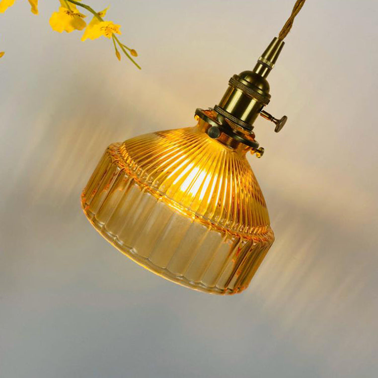 Industriële Hanglamp met Glas & Metaal Design