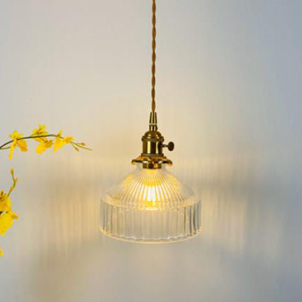 Industriële Hanglamp met Glas & Metaal Design