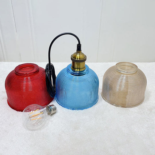 Moderne Glazen Hanglamp met Creatief Design