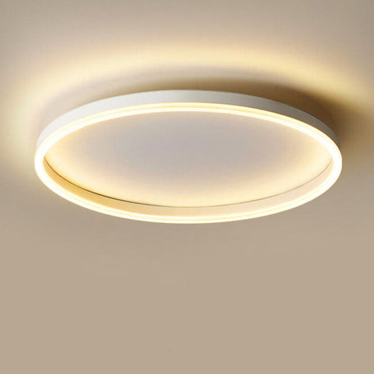 Moderne LED Plafondlamp in Japandi Style