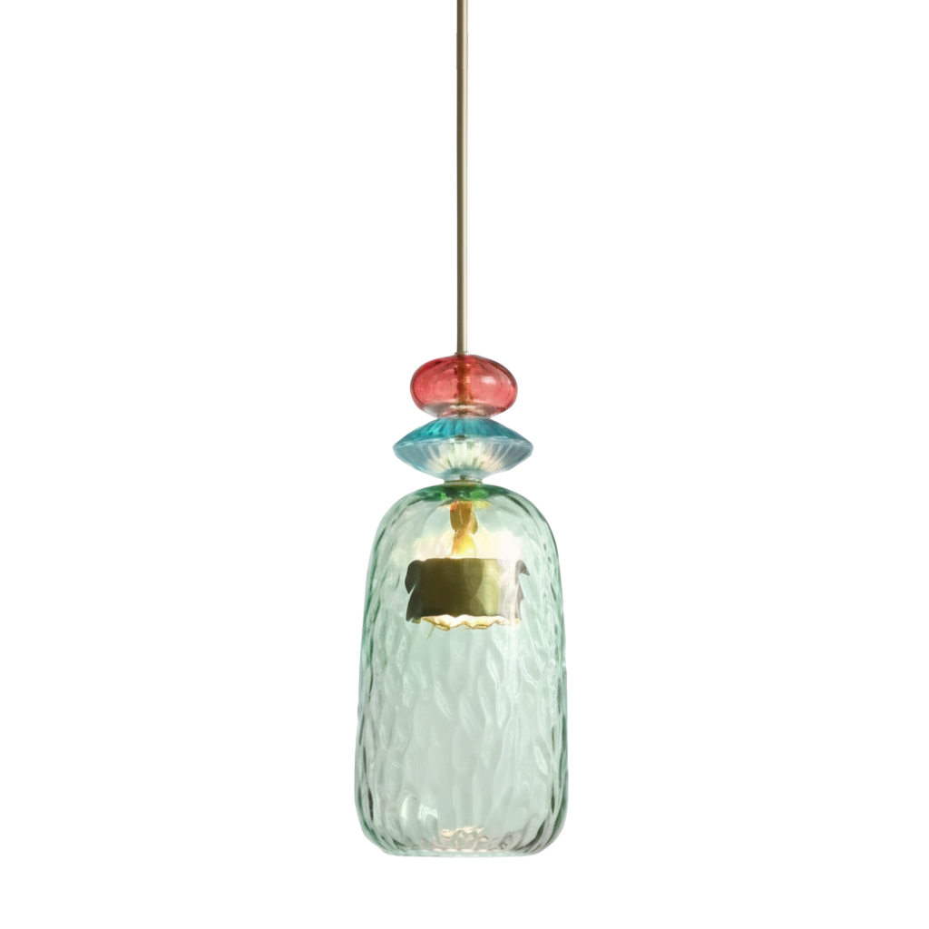 Macaron Glazen Hanglamp – Kleurrijk & Modern – Speels Design