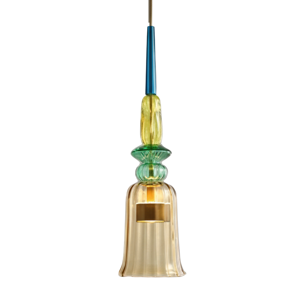 Macaron Glazen Hanglamp – Kleurrijk & Modern – Speels Design