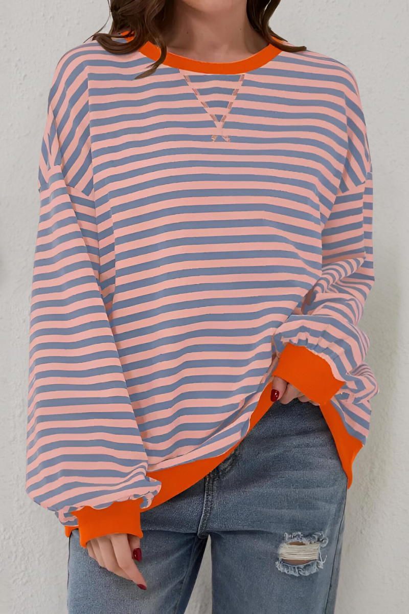Mae™ | Gestreepte sweatshirt