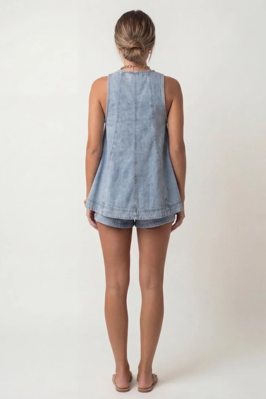 Mira™ | Casual Losse Denim Set