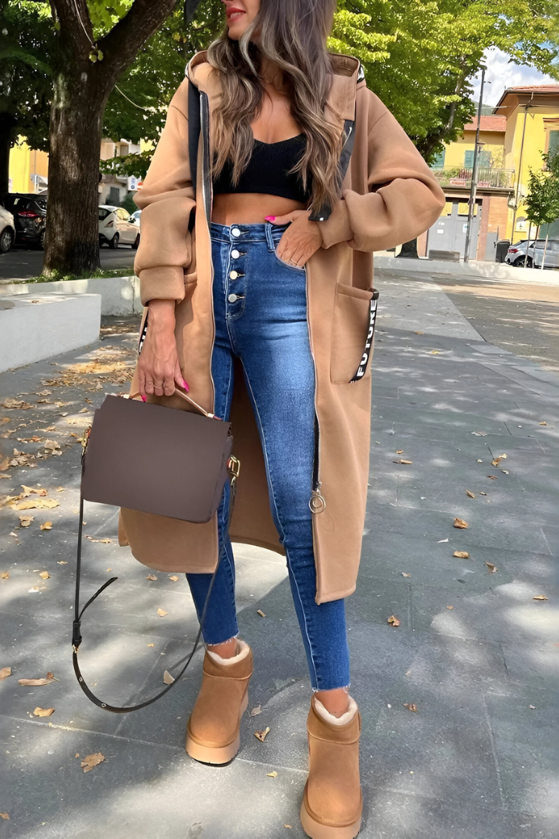 Elva™ | Casual oversized hoodie met ritssluiting