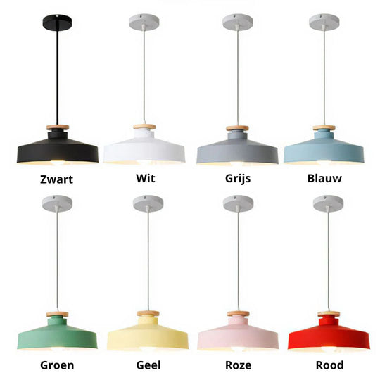 Scandinavische Houten Hanglamp | Moderne Minimalistische Plafondlamp