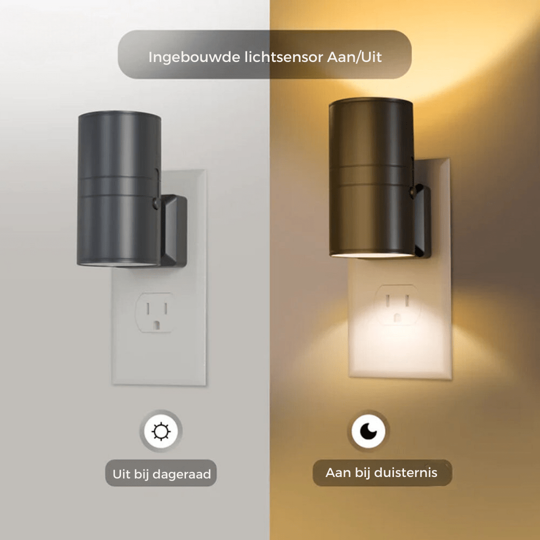 Dimbare LED Stekkerlamp met Sensor voor Moderne Interieurs