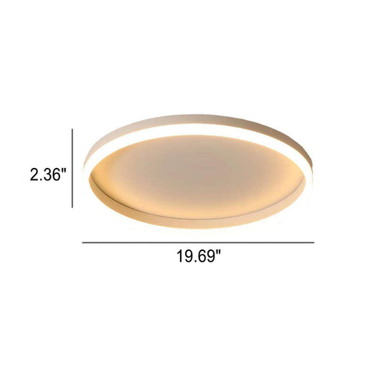 Moderne LED Plafondlamp in Japandi Style
